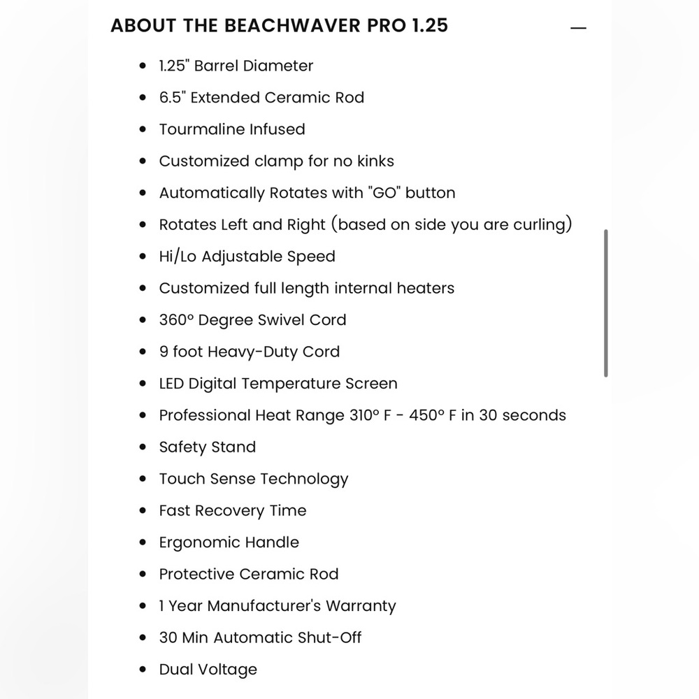 🏝️ • Beachwaver Pro | 1.25” 💕 Perfect Condition! - Picture 9 of 10